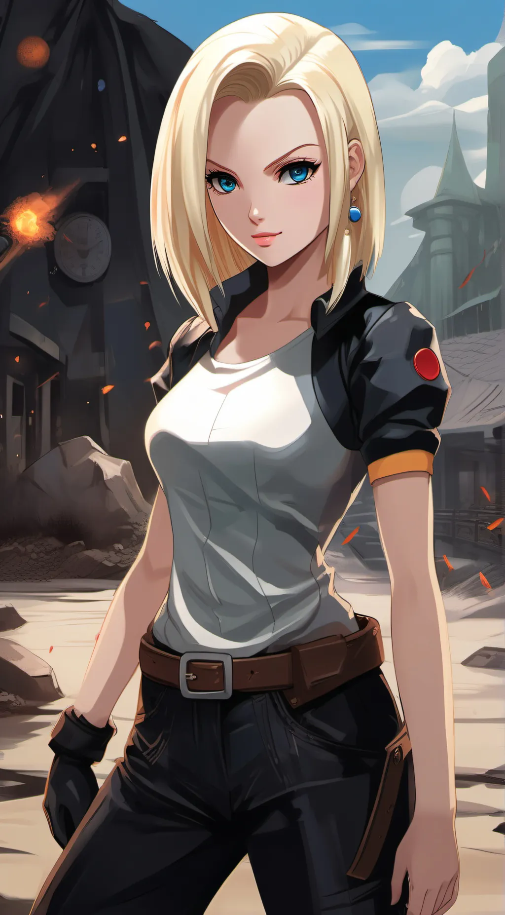 ai character: Giant DBS Girls background