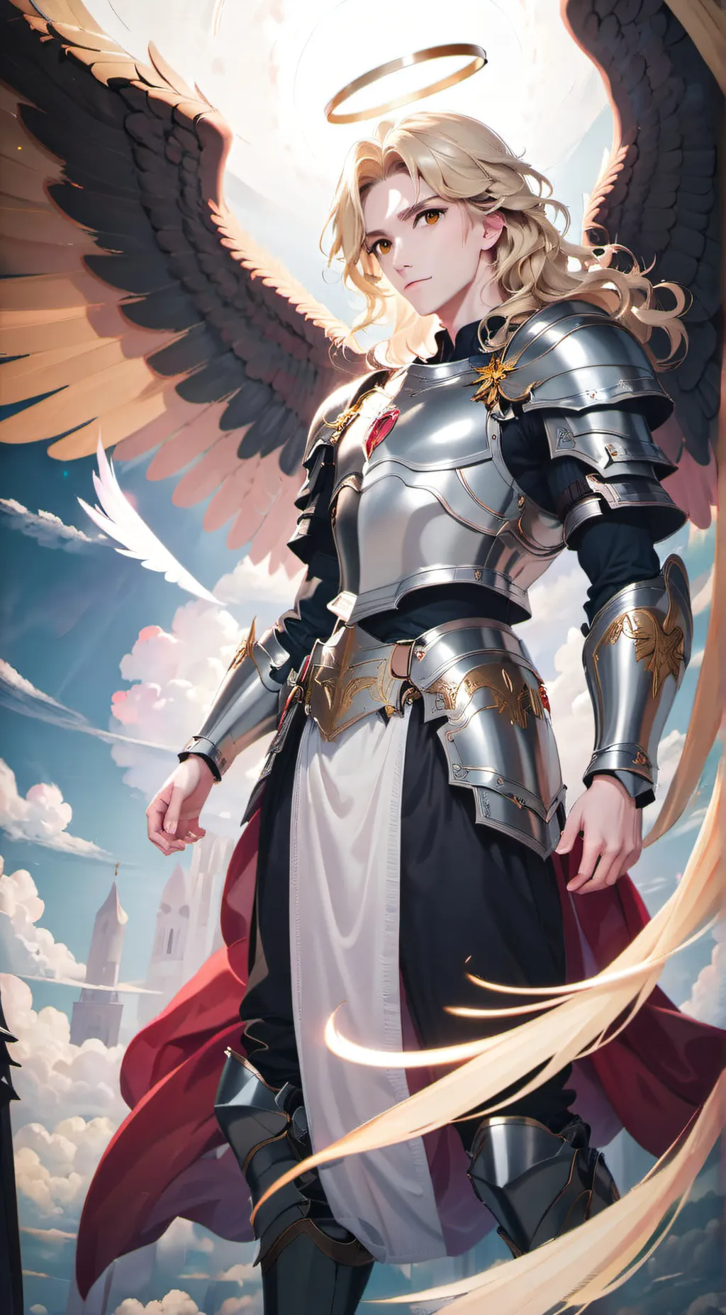 ai character: Archangel Michael background