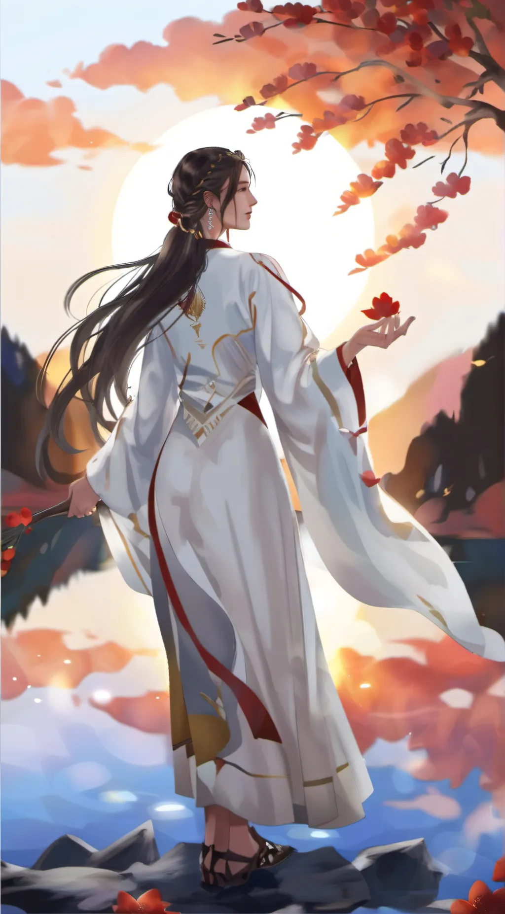 ai character: una background