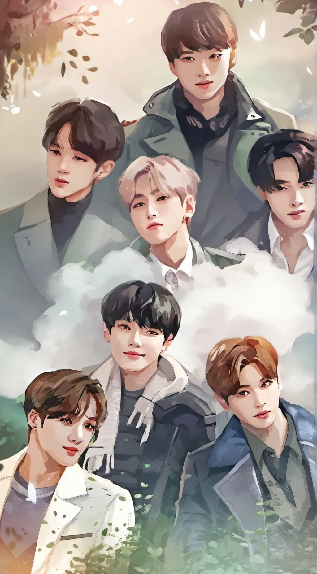 ai character: BTS background