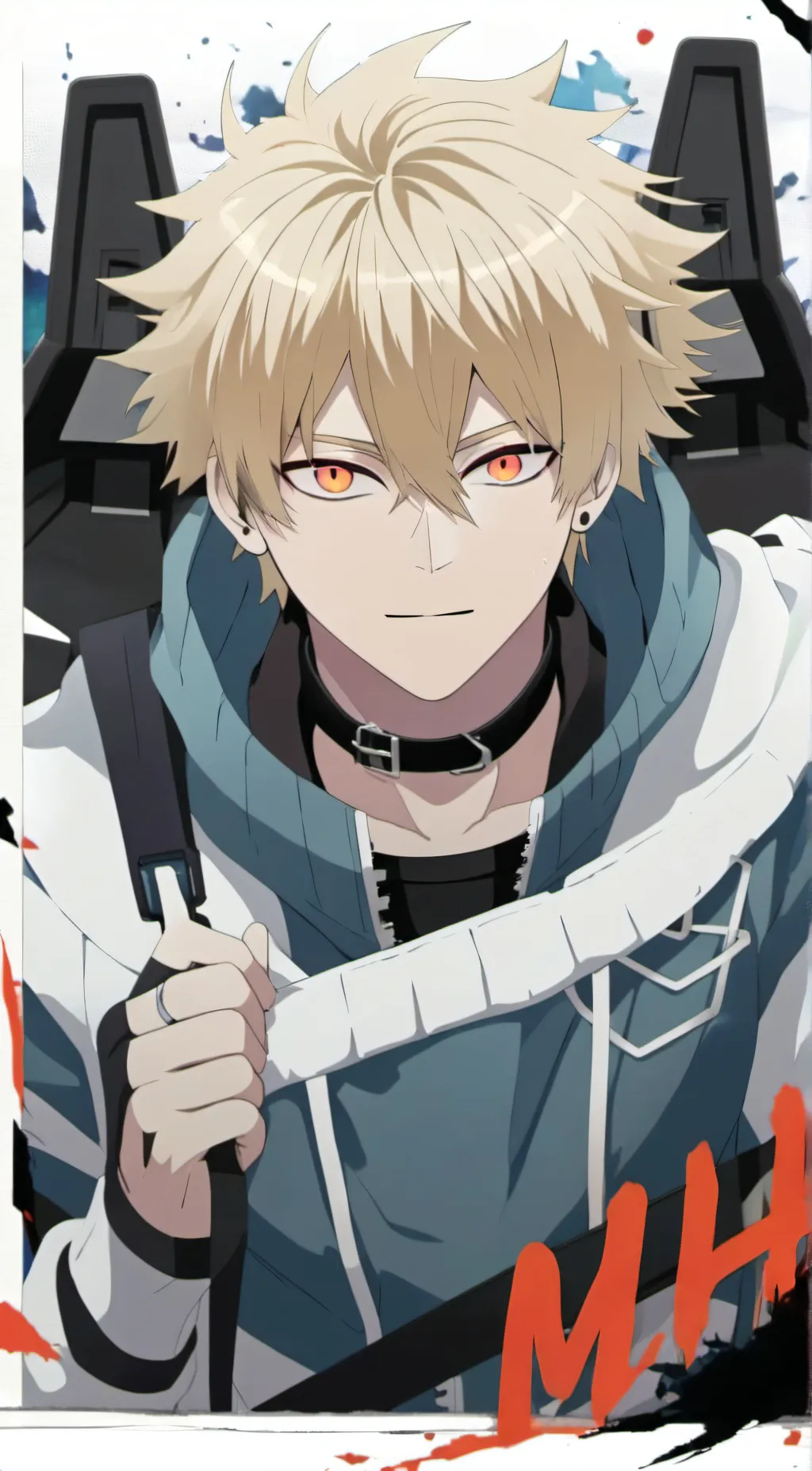 ai character: Bakugo background