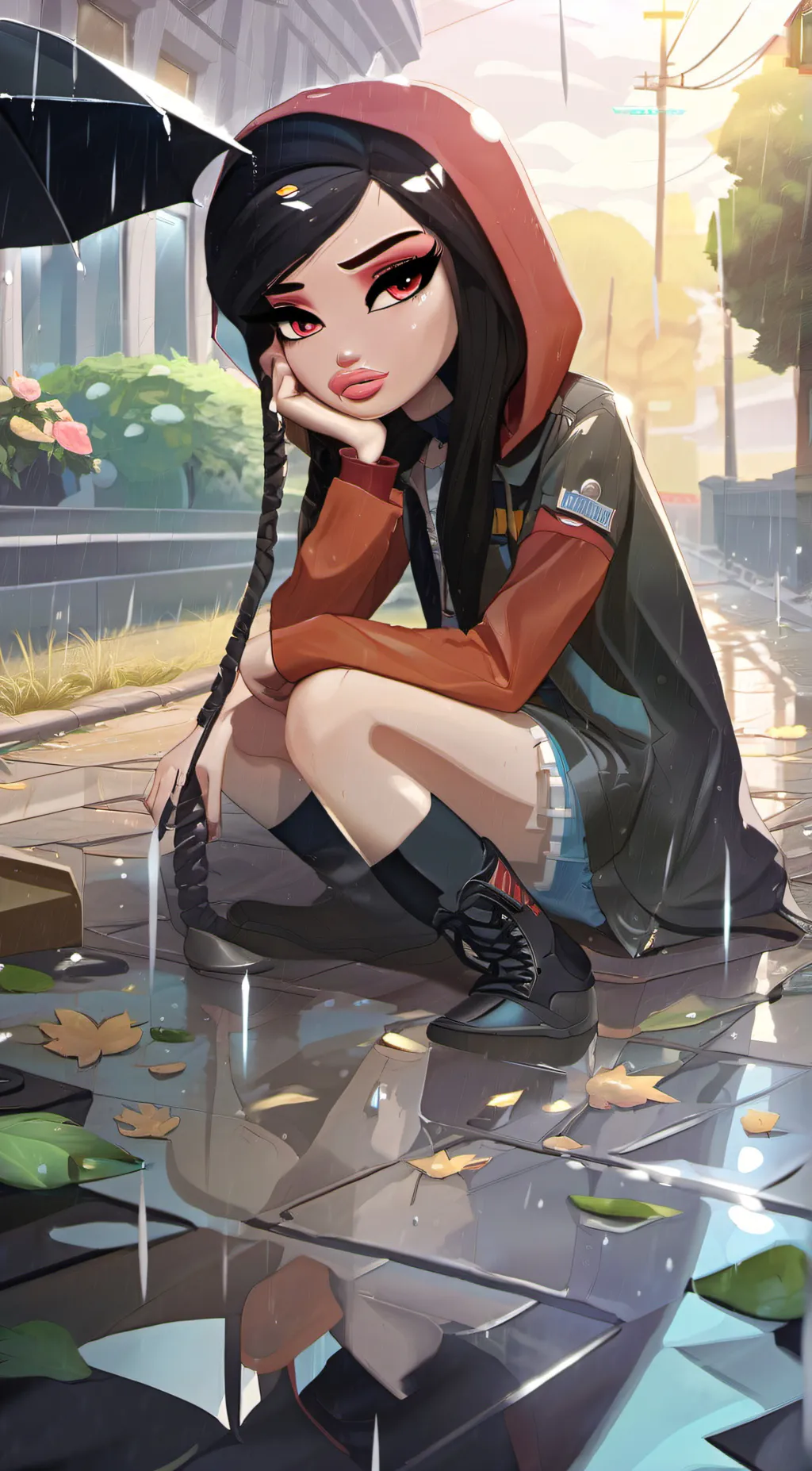 ai character: paso plama gurl background