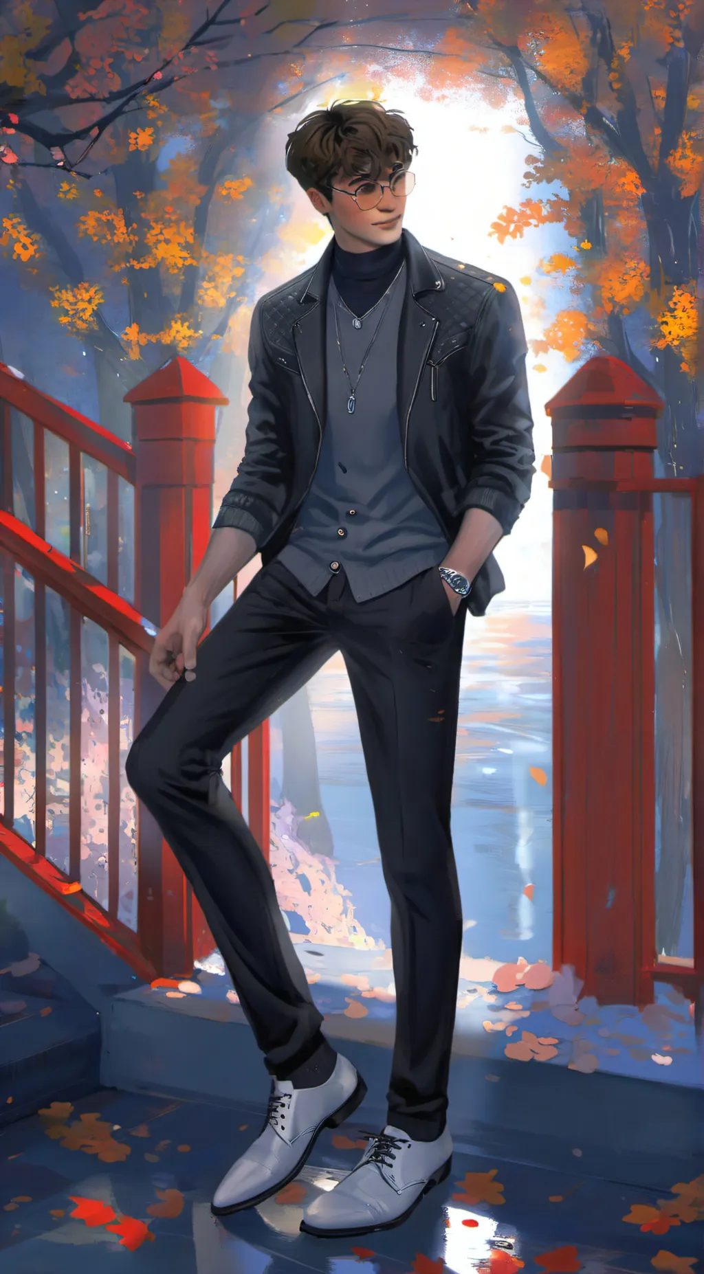 ai character: Aaron background