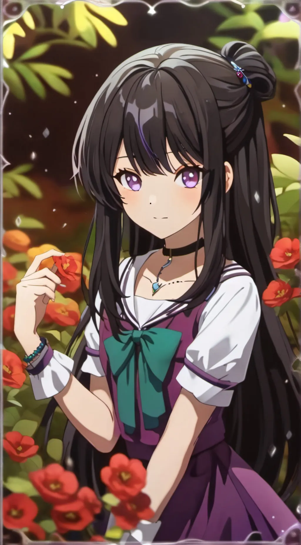 ai character: Charlotte Emily  background