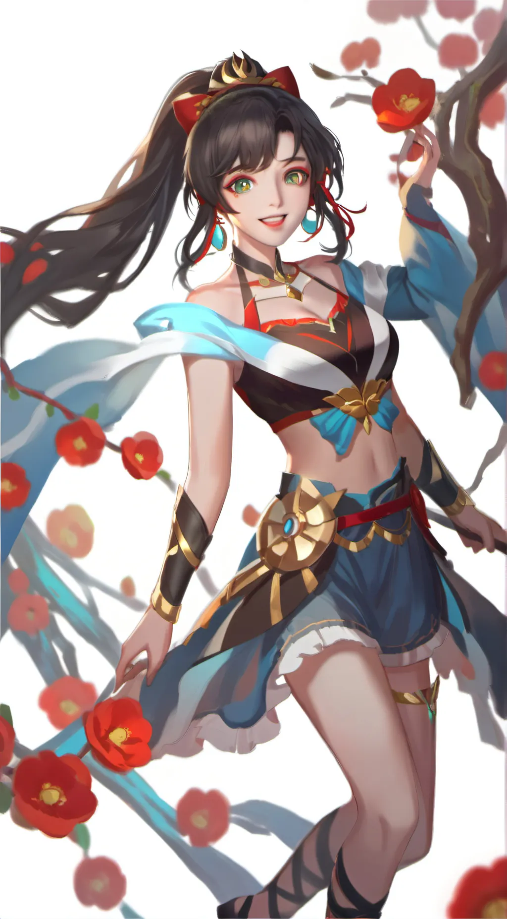 ai character: Princess aki  background