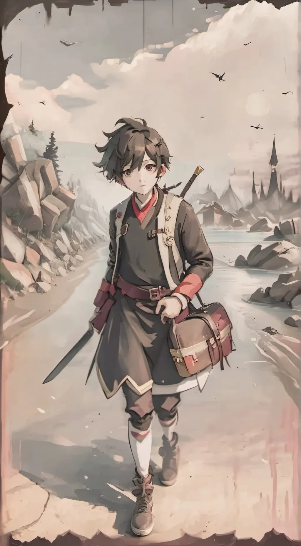 ai character: Izuku midoriya  background