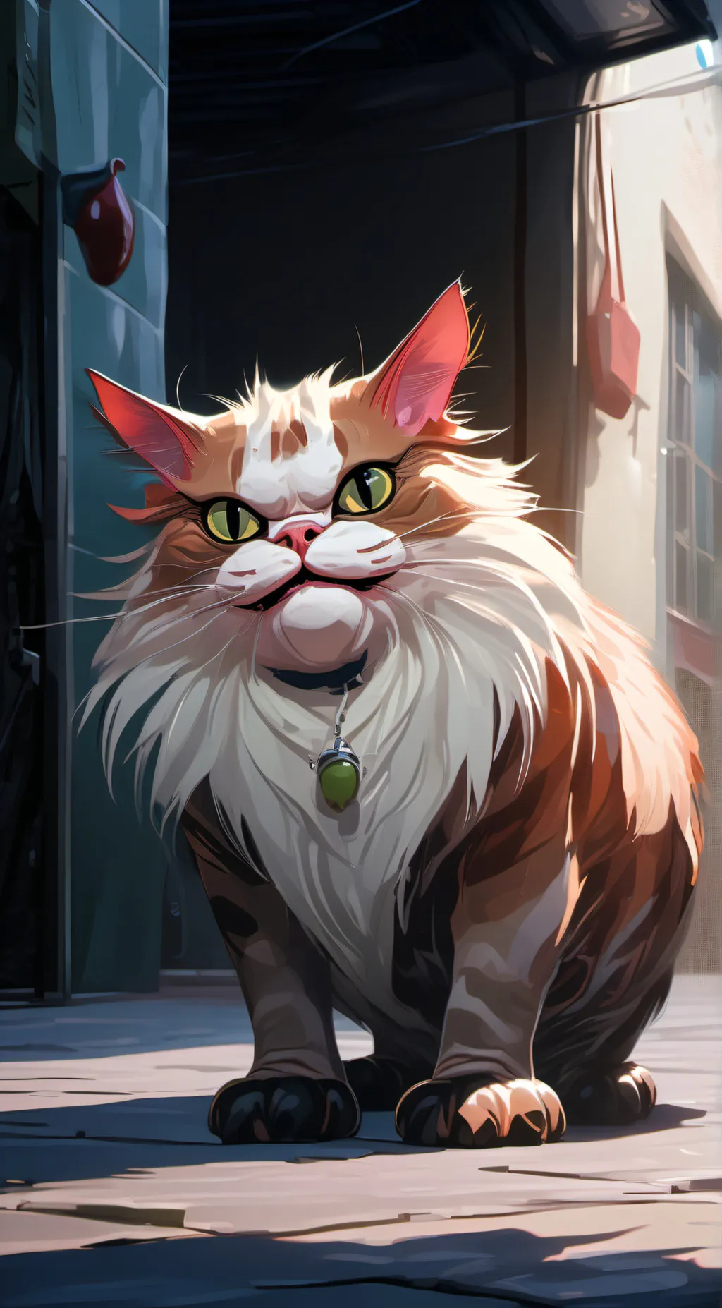 ai character: frank background