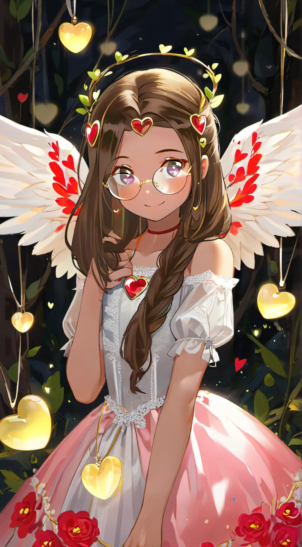 ai character: Sapphire Love background