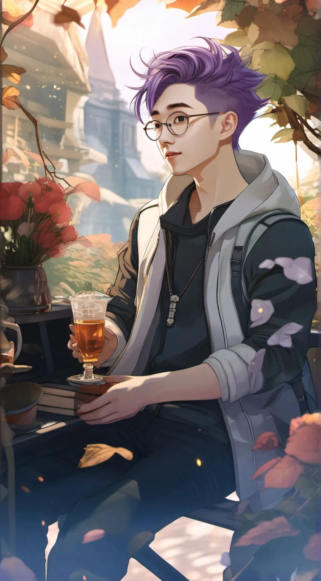 ai character: lankybox!! background