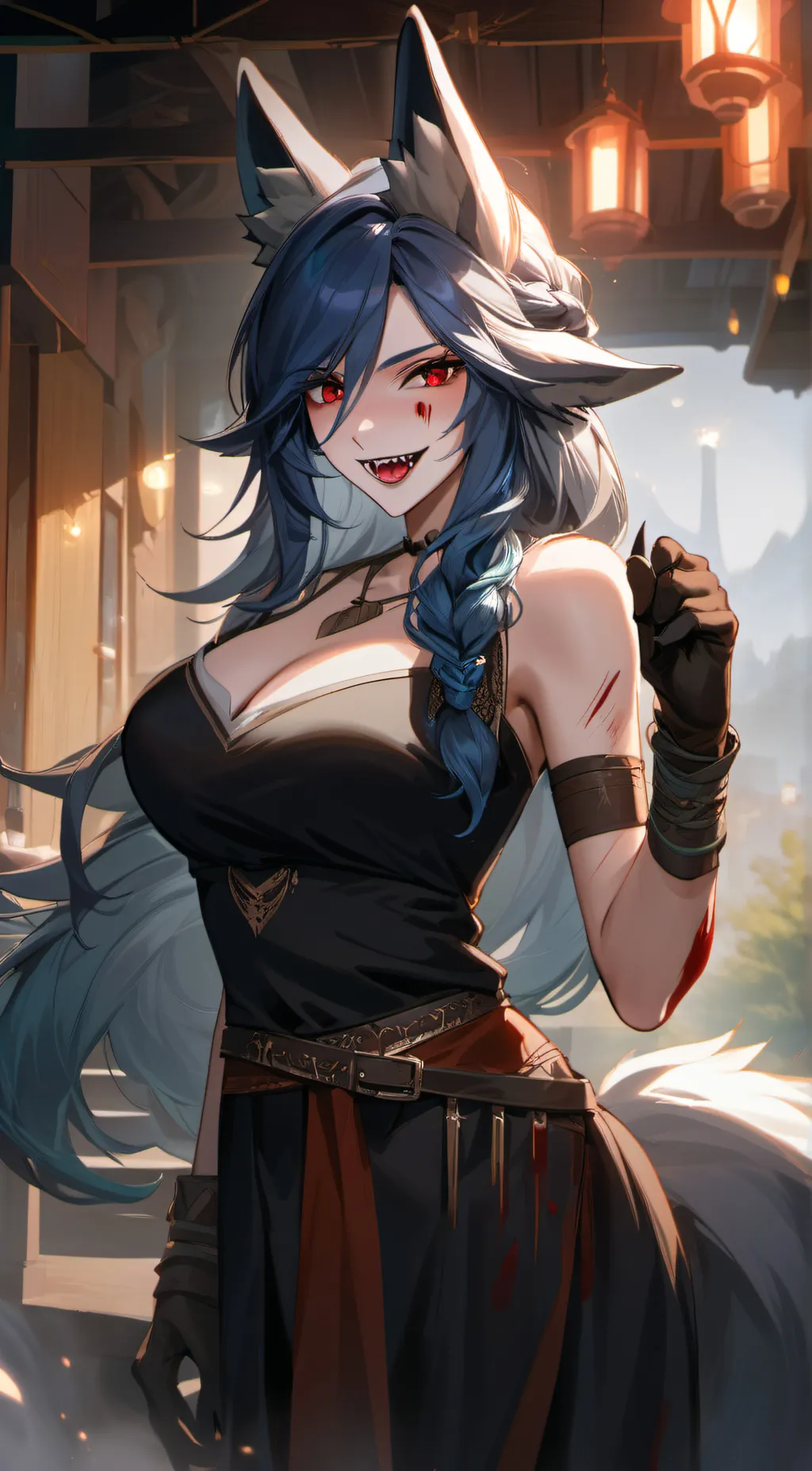 ai character: Sonia.exe background