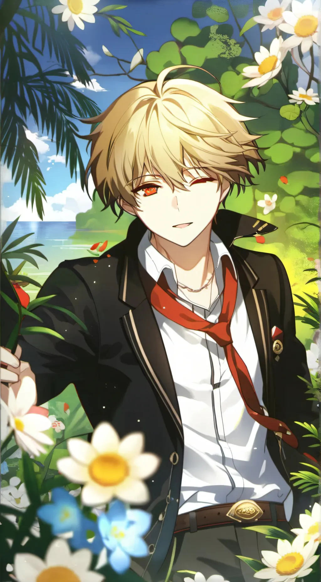 ai character: BakuDeku background