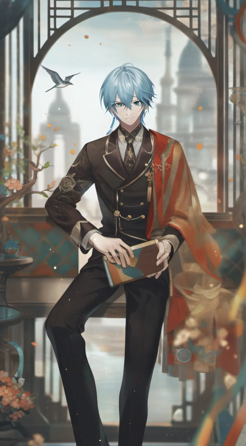 ai character: Max background