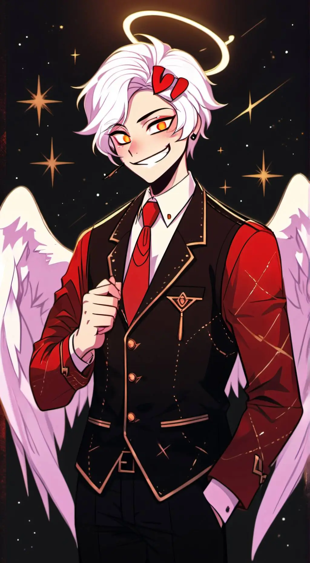 ai character: Anthony aka Angel background