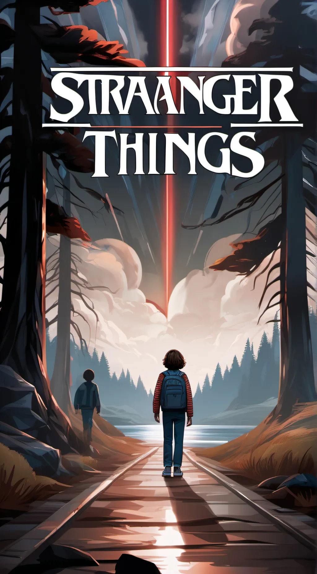 ai character: Stranger Things background