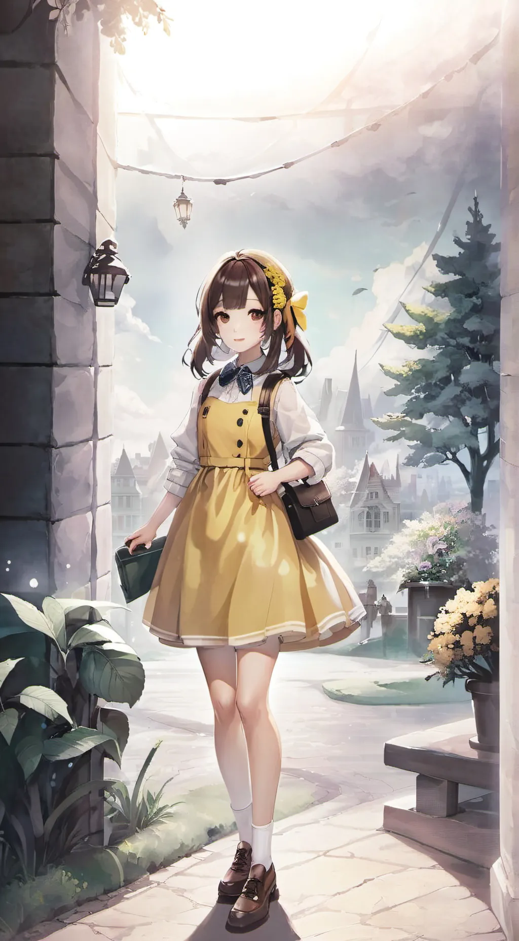 ai character: Lily  background