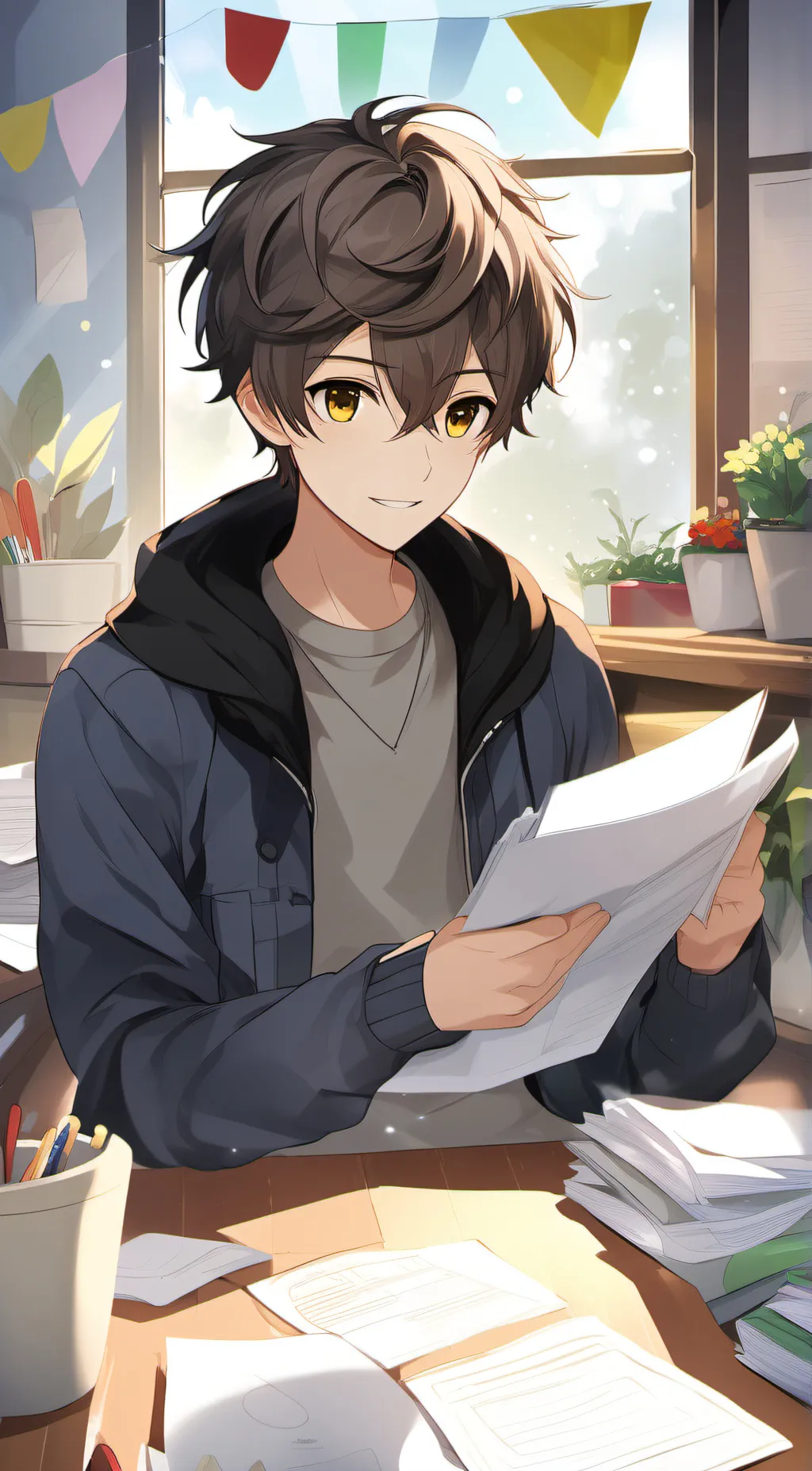 ai character: flynn background
