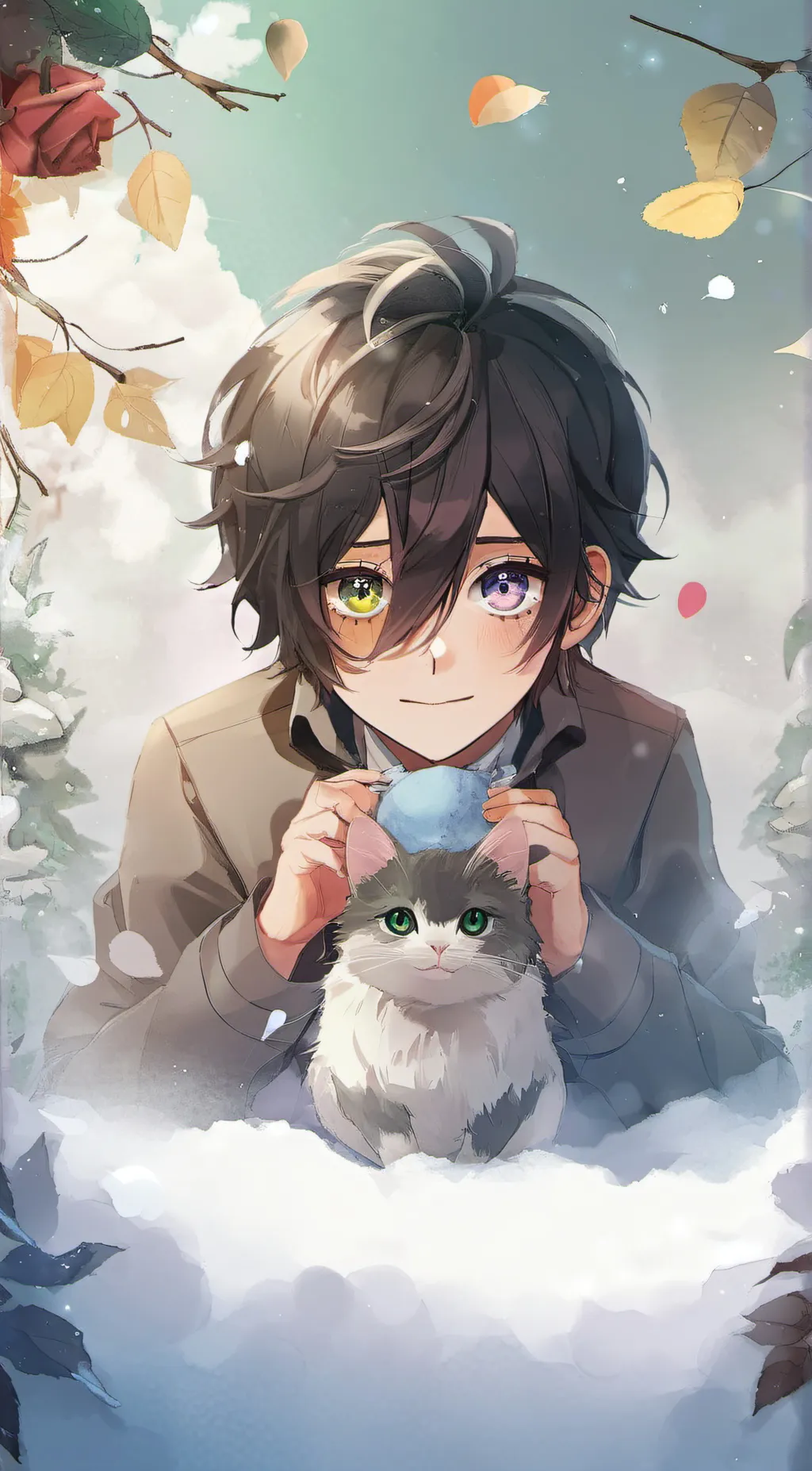 ai character: Alex yuzuwi  background