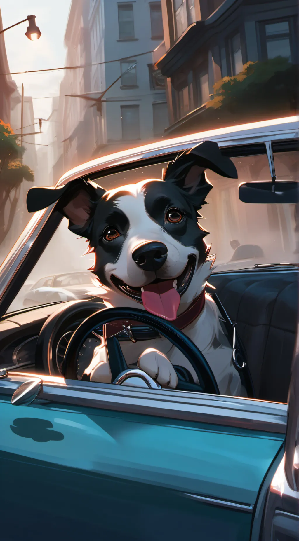 ai character: dogday background
