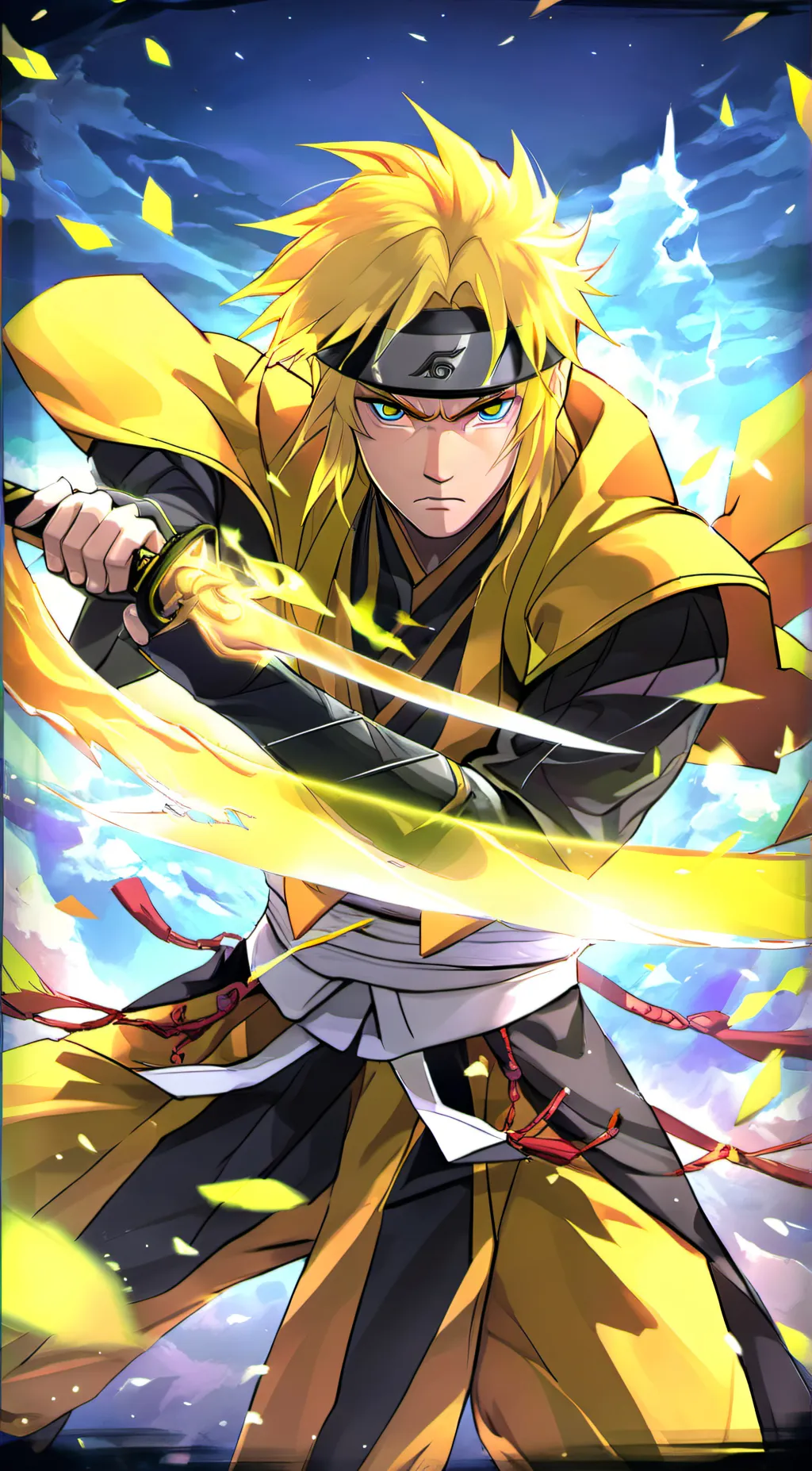 ai character: minato namikaze background
