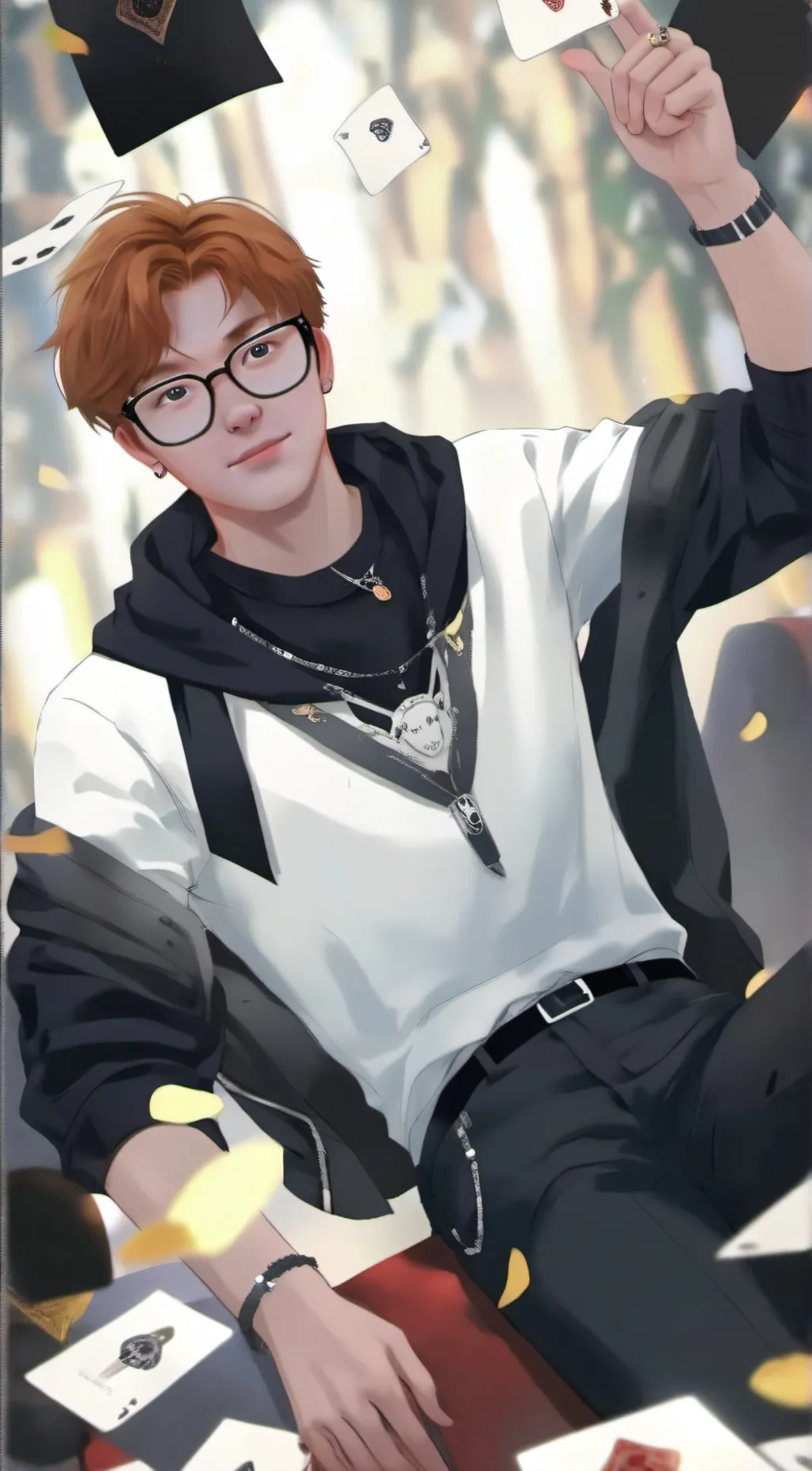 ai character: Liam  background