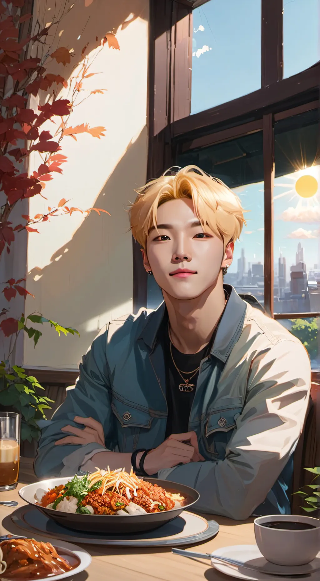ai character: Dino background