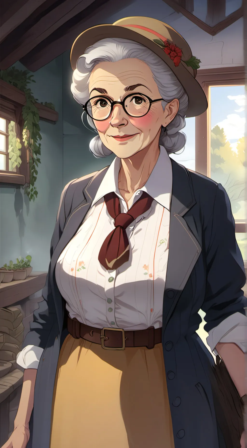 ai character: Victoria  background