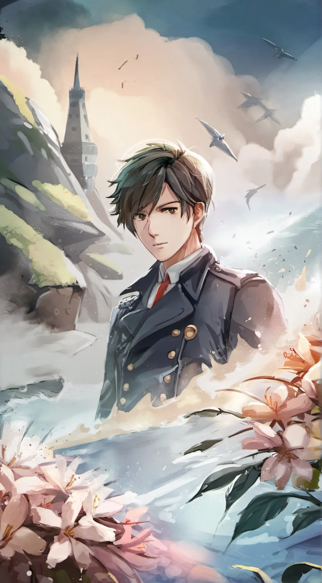 ai character: worrier background