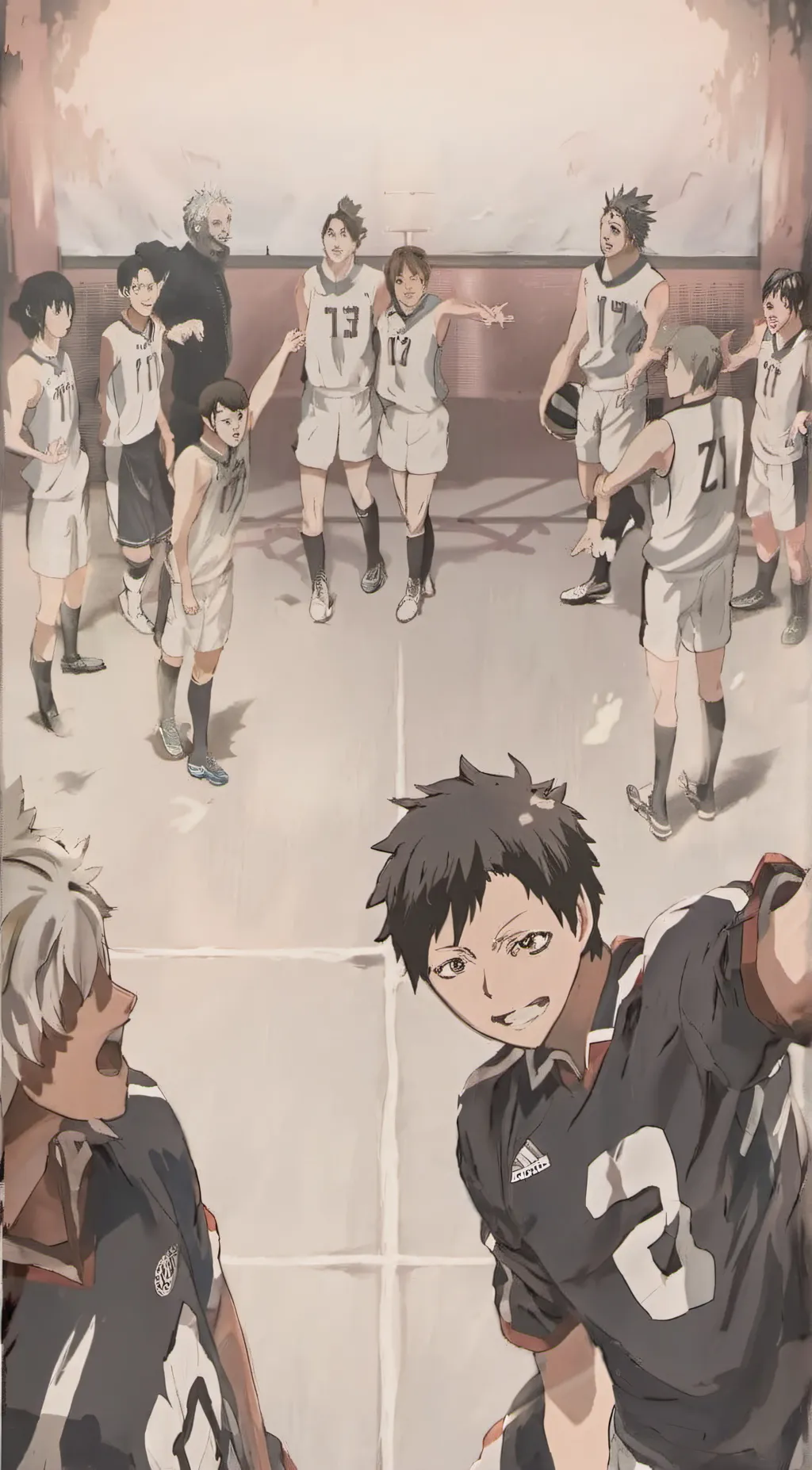 ai character: Haikyuu Gc  background
