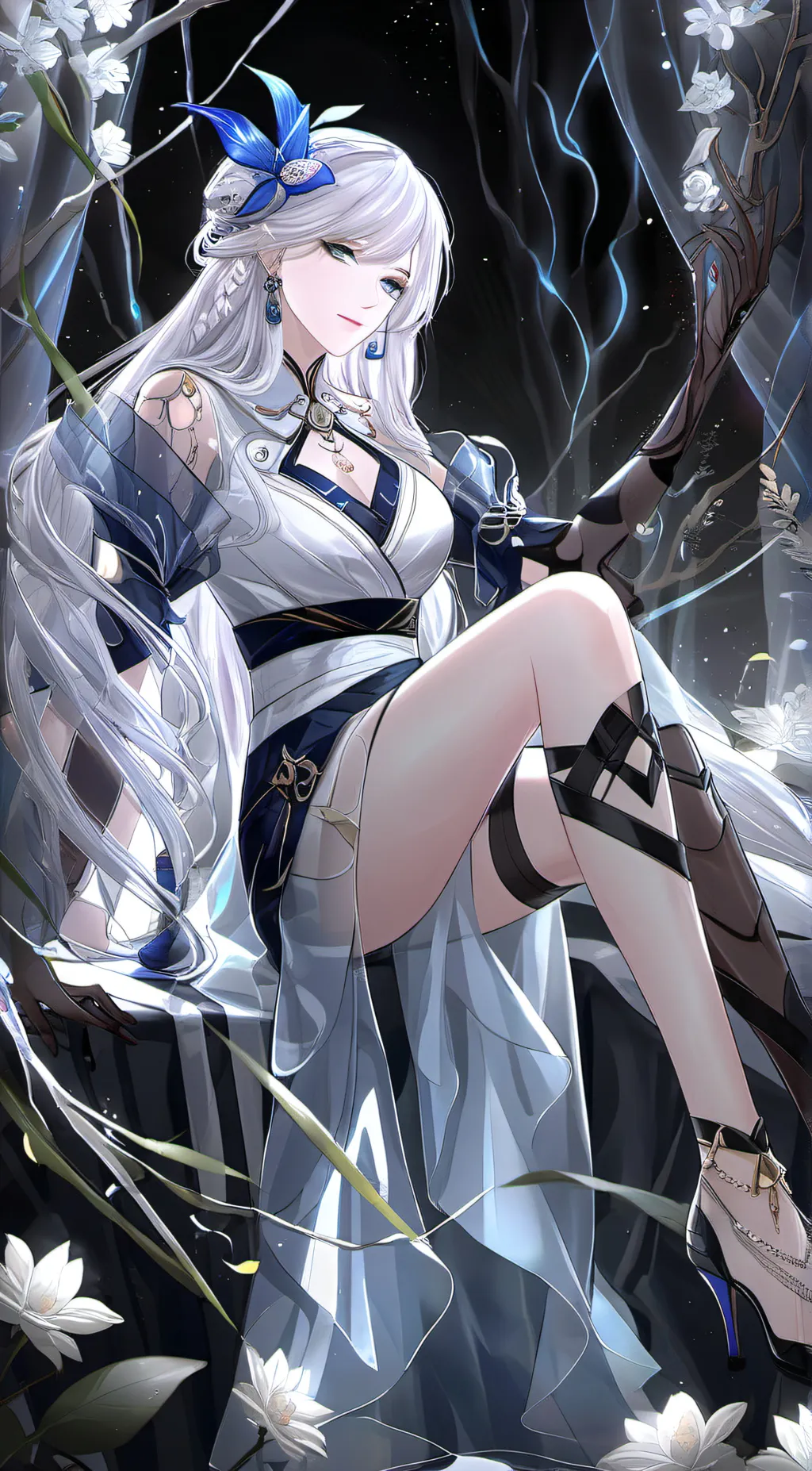 ai character: sweet girl  background