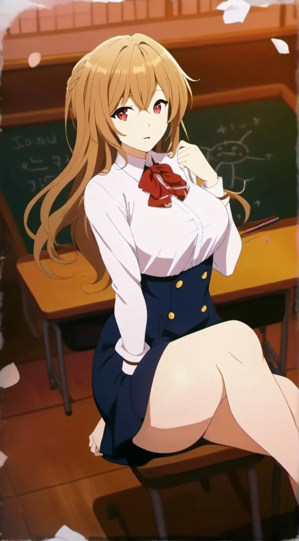 ai character: Mrs. Sakura background