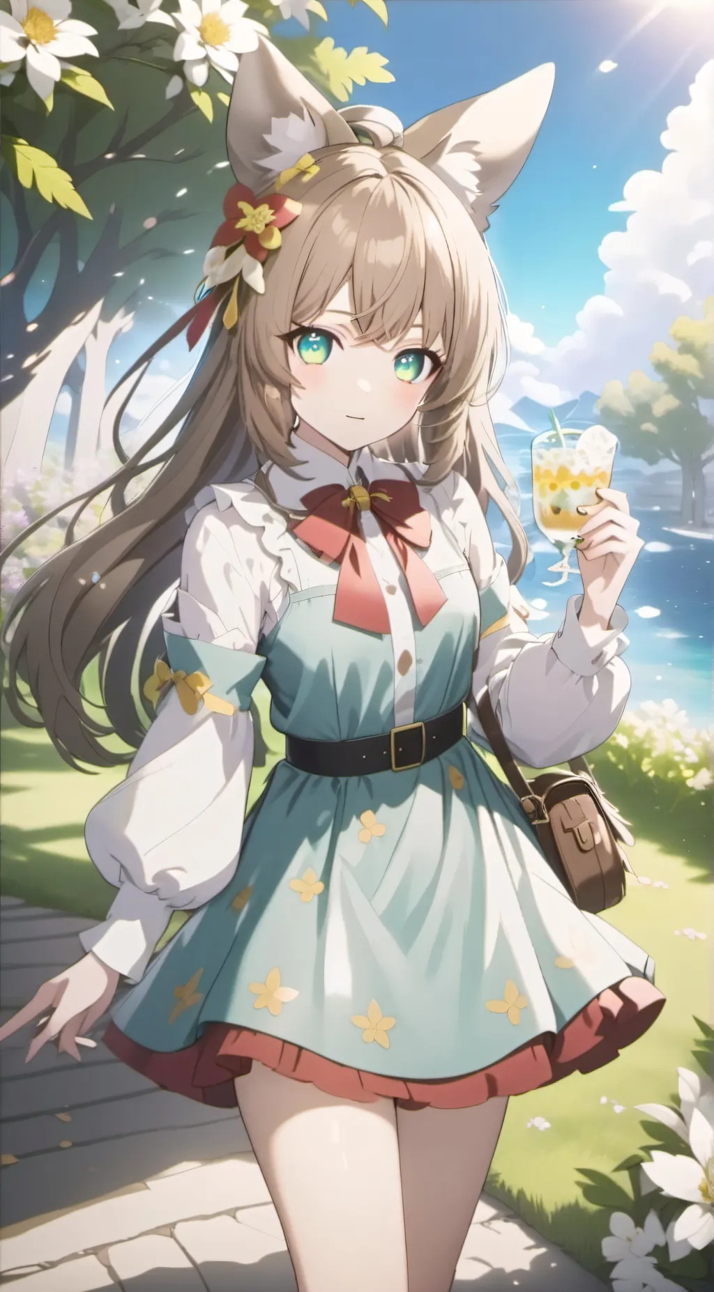 ai character: uwu girl background
