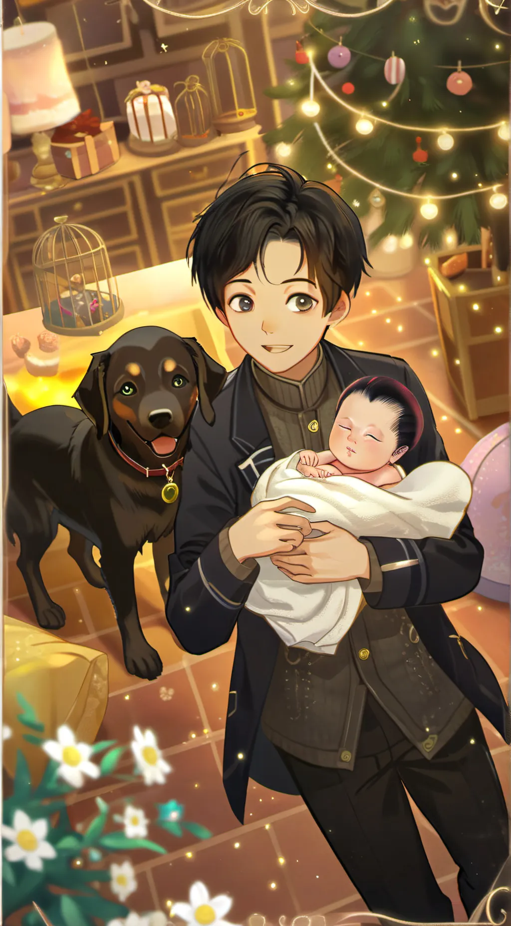 ai character: Jin Rong & Tiffany background