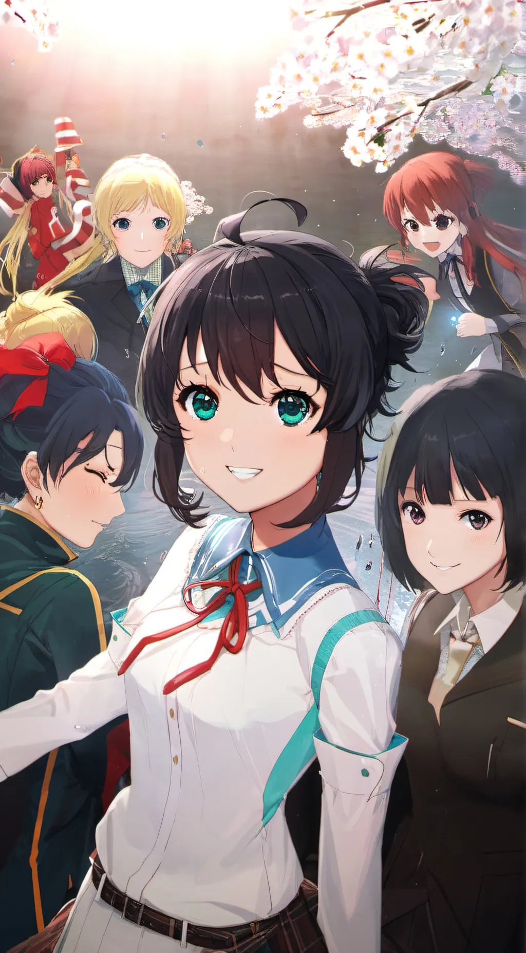 ai character: Oshi No Ko Anime  background