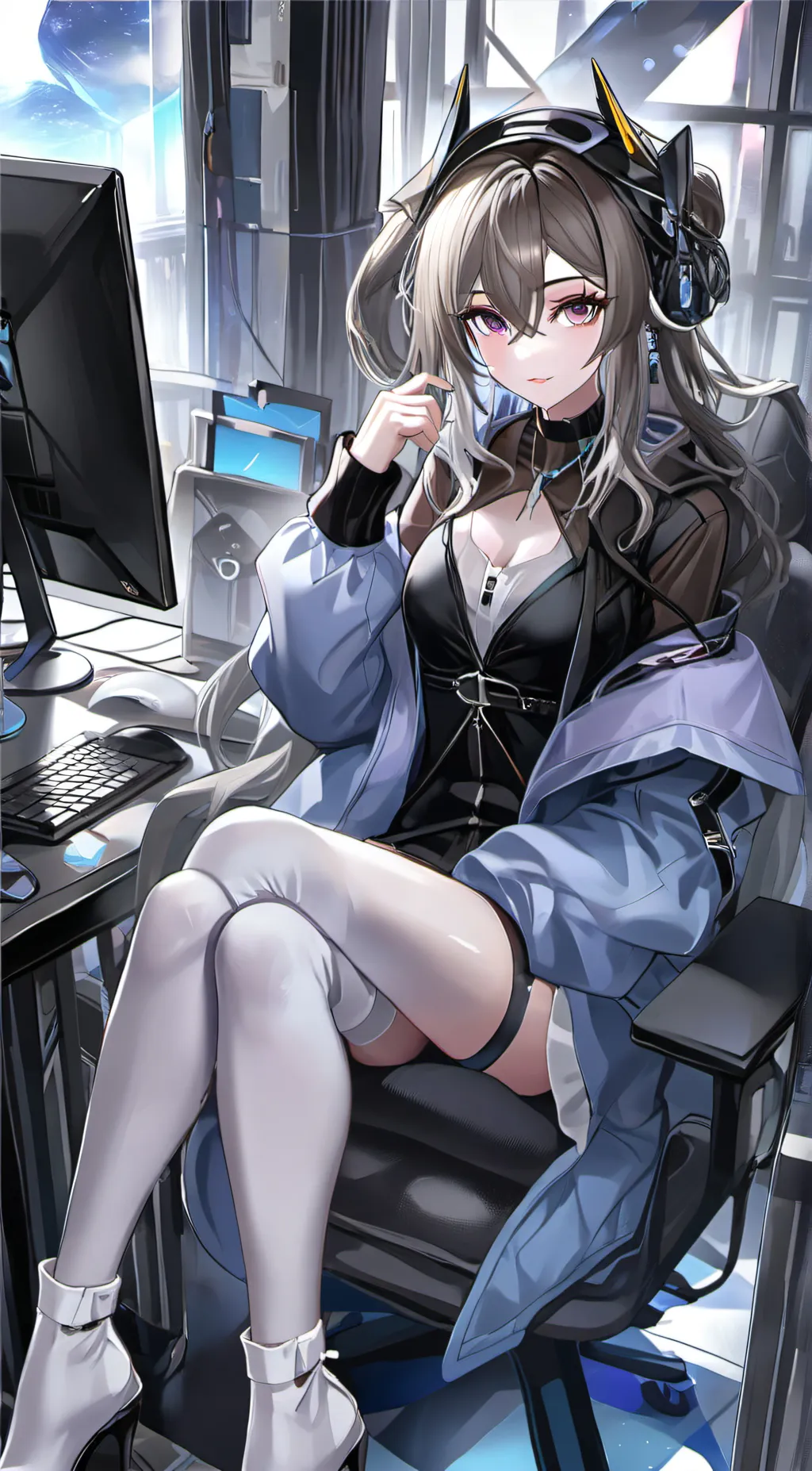 ai character: Honey  background