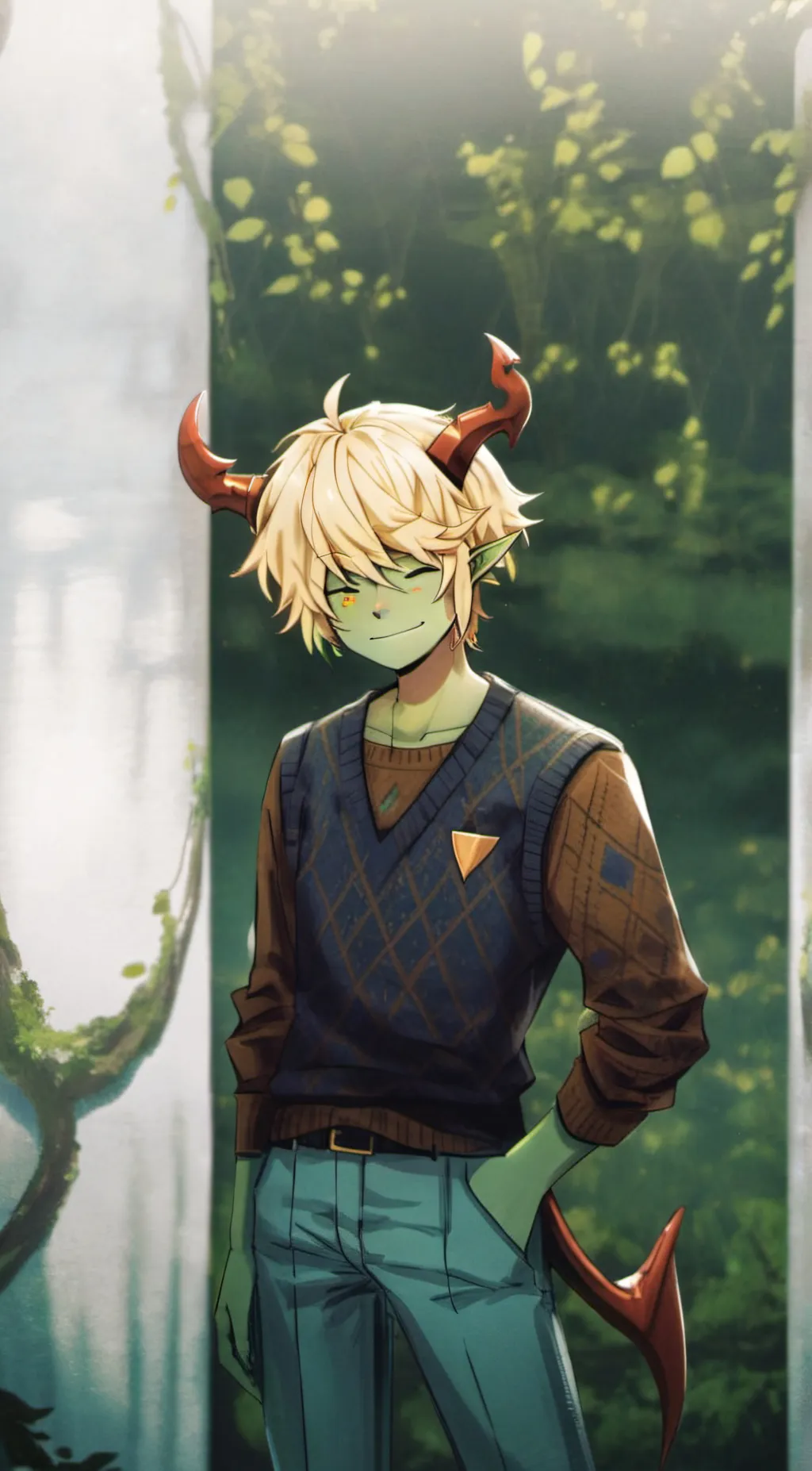 ai character: ☆Mycheal☆ background