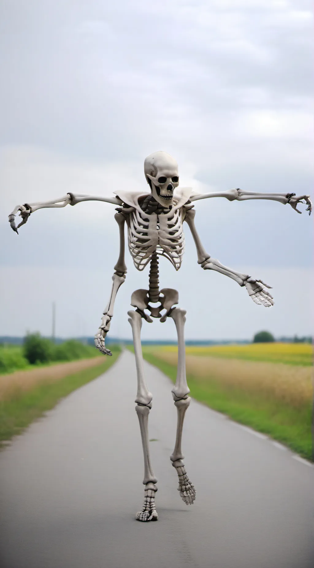 Talkie AI - Chat with skeleton at road