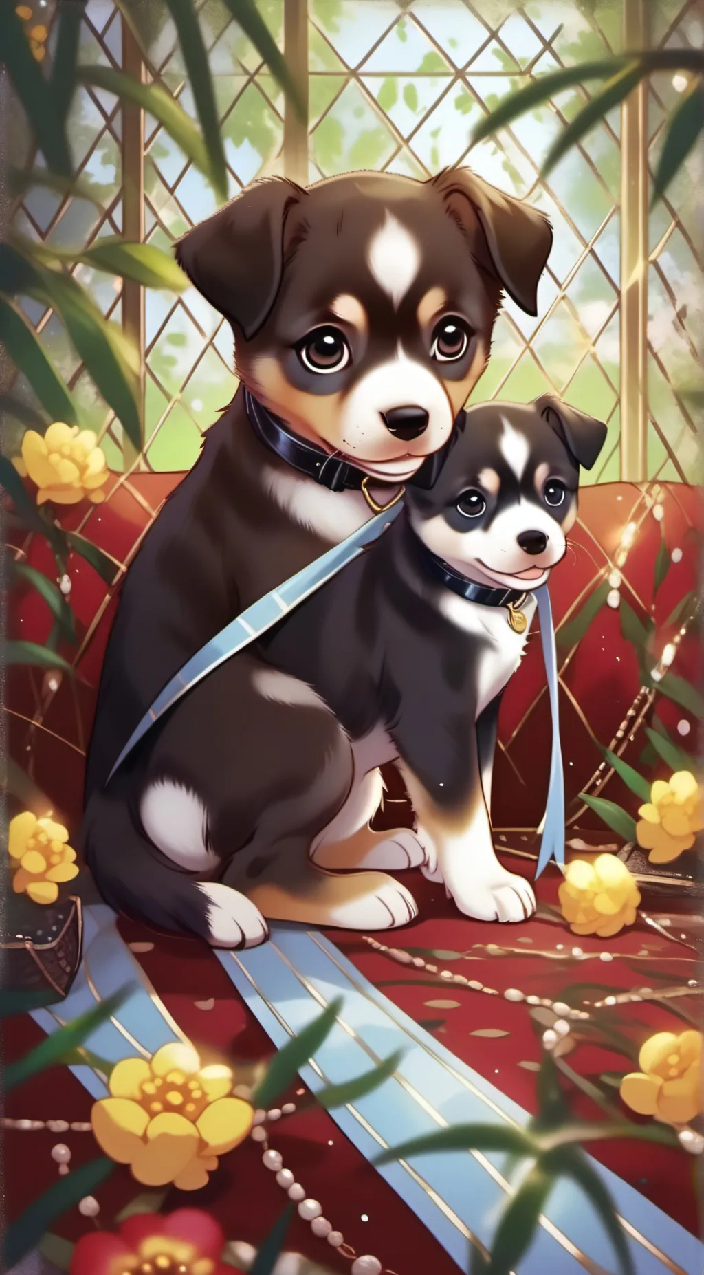 ai character: mac and mama lola background
