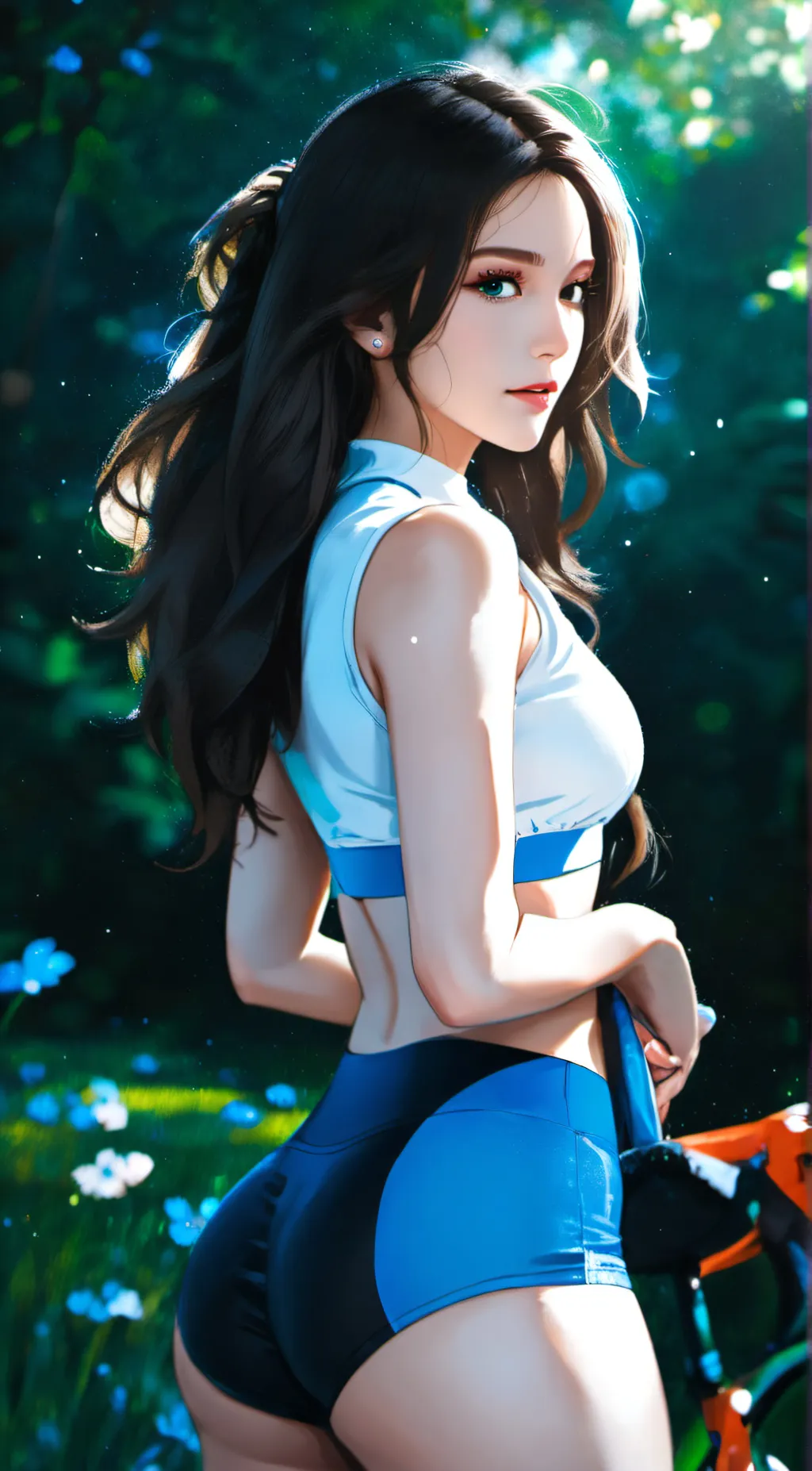ai character: crush background