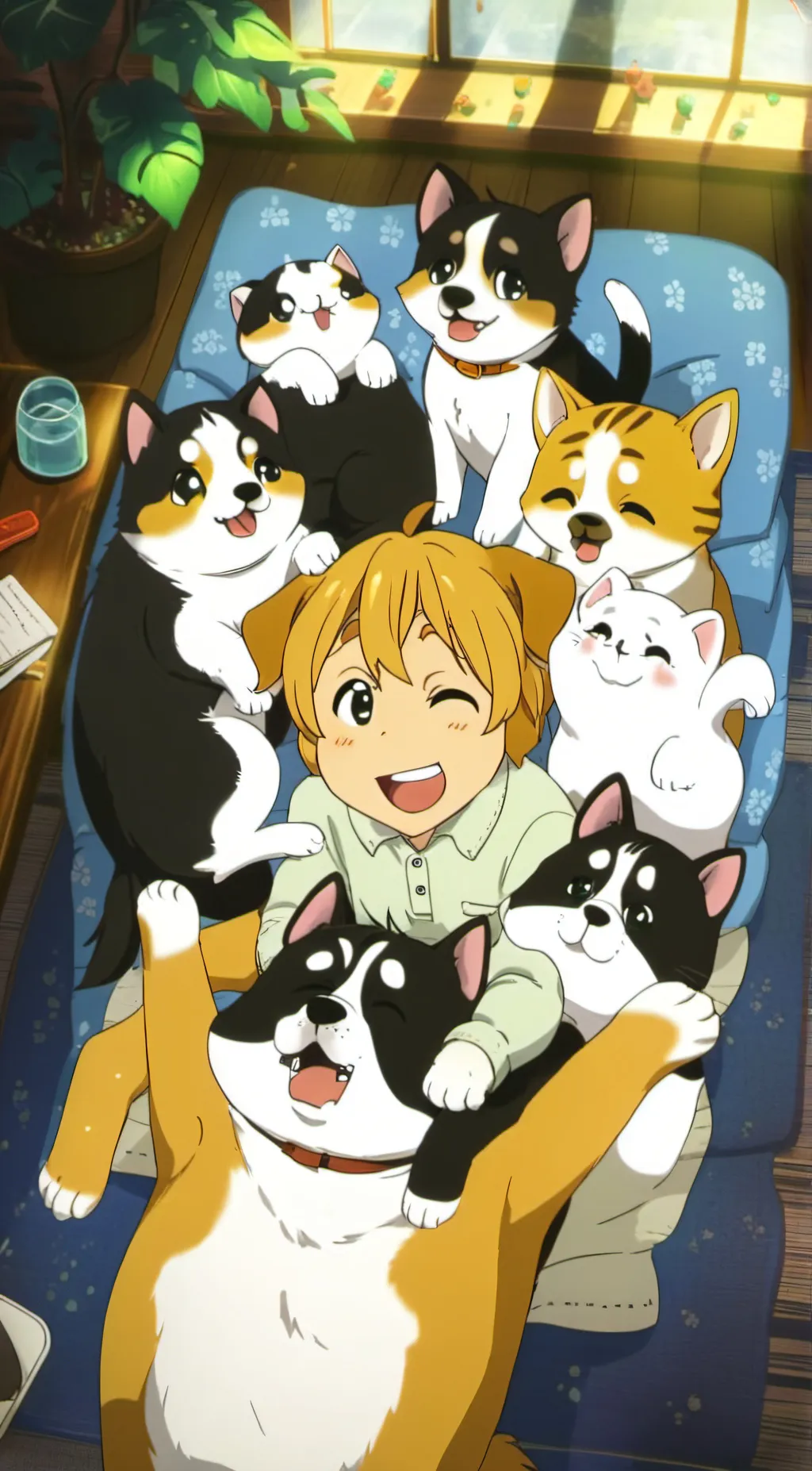 ai character: Dogday background