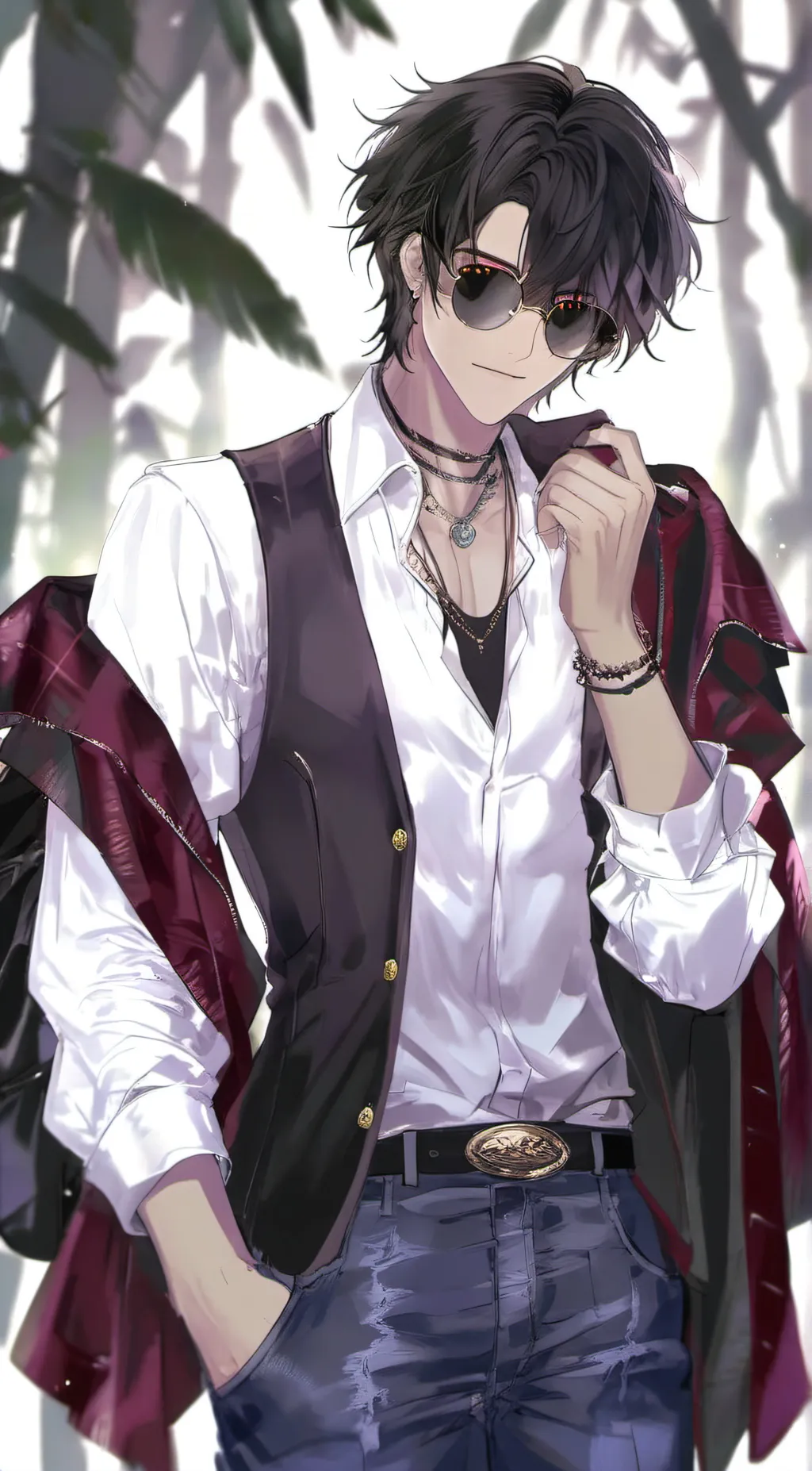ai character: Joe QWERTY background