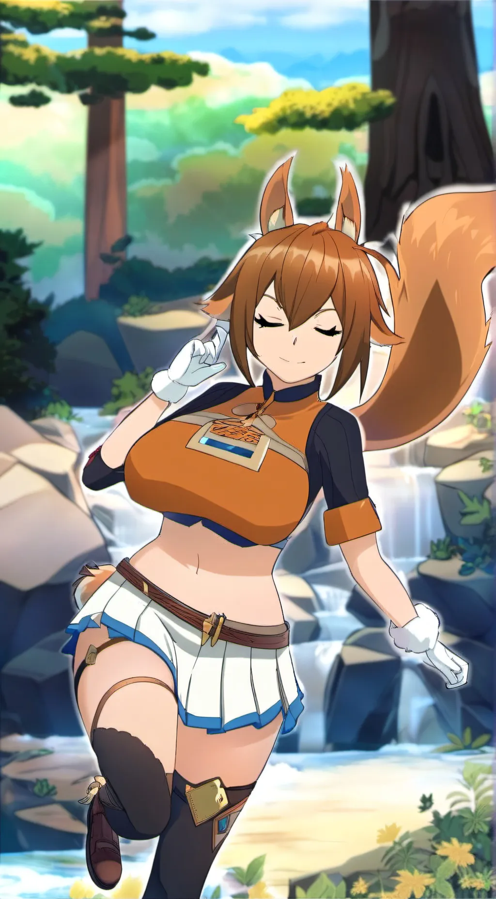 ai character: makoto background