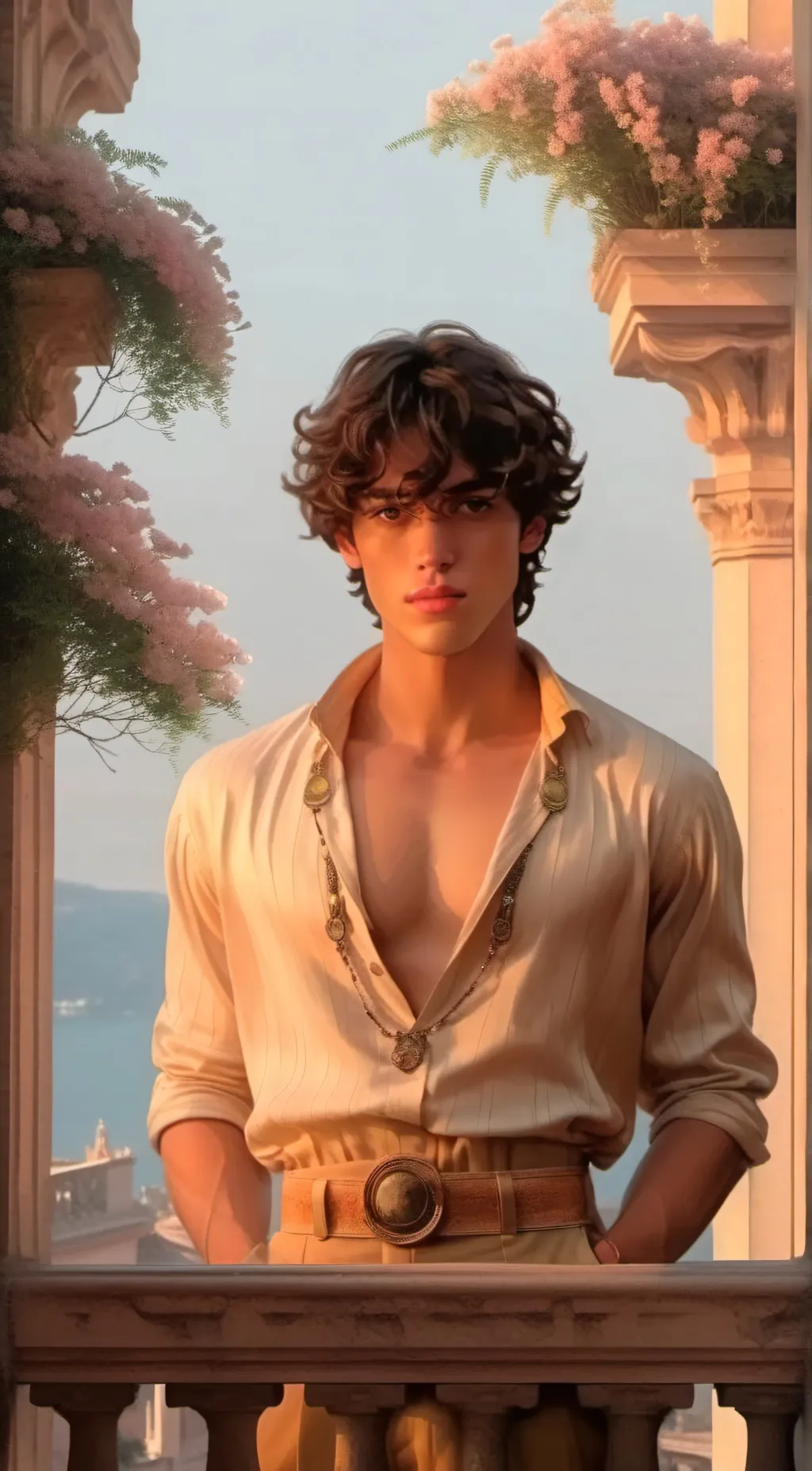ai character: Ethan  background