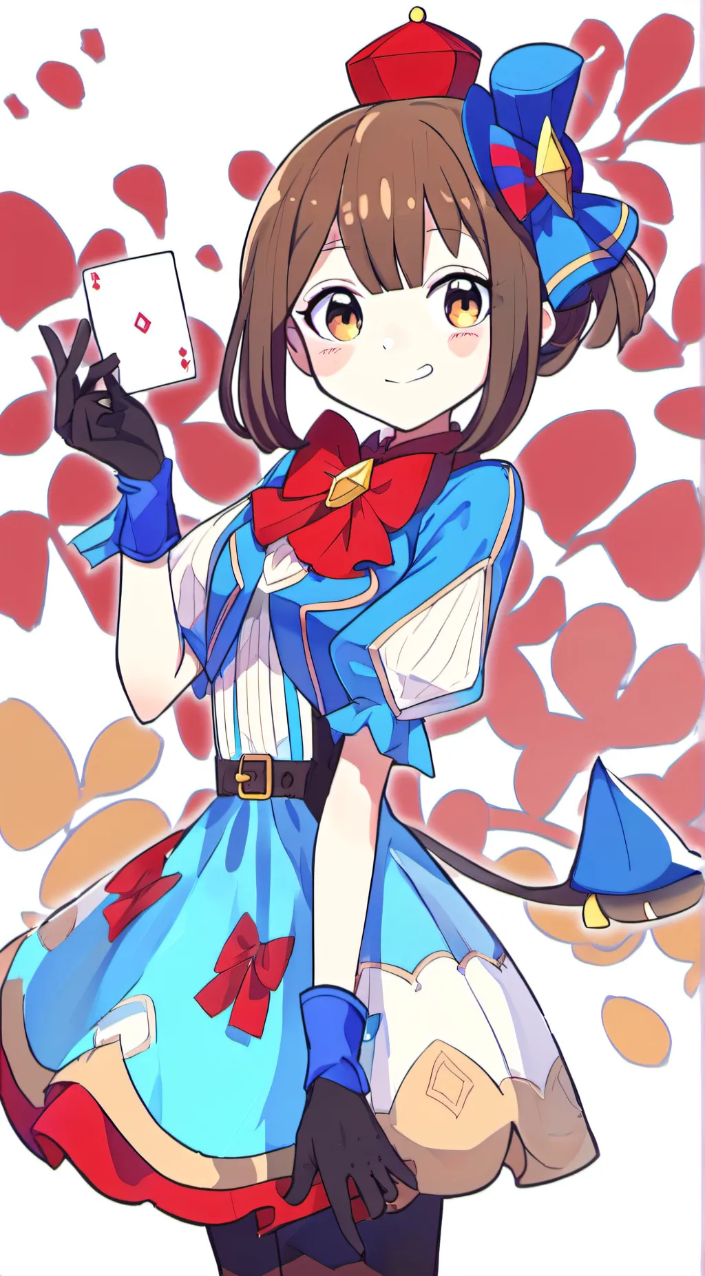 ai character: Pomni (Cursed)  background