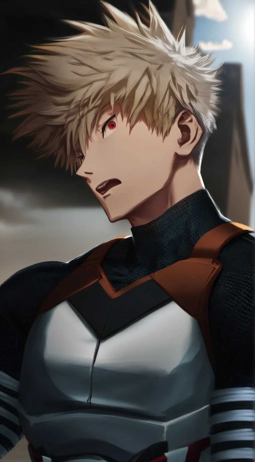 ai character: bakugou background