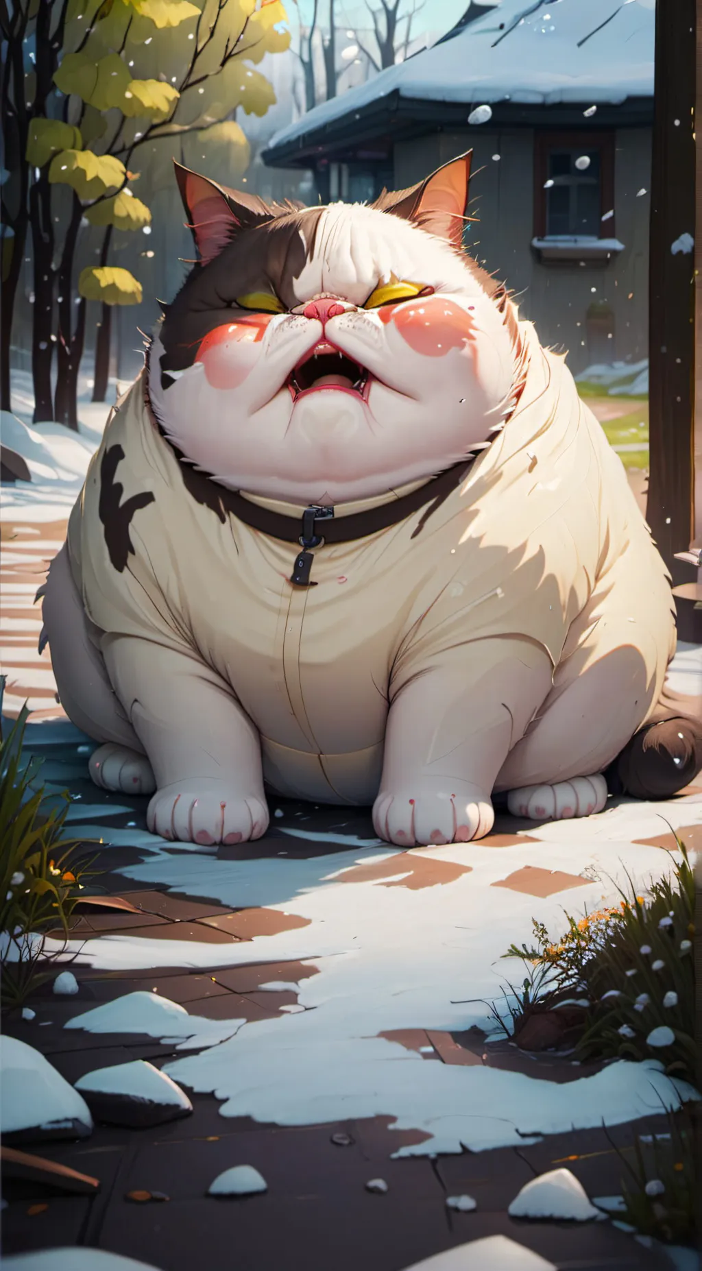 ai character: ugly background