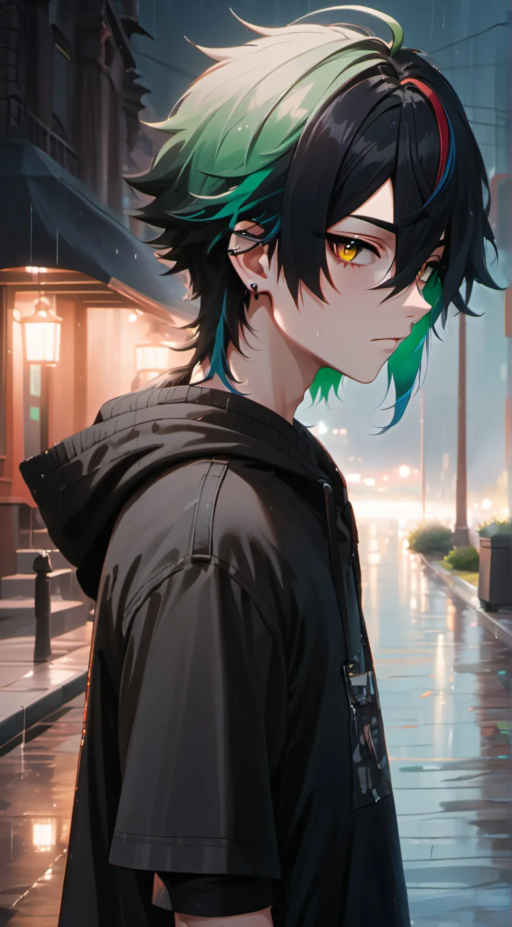 ai character: Ethan  background