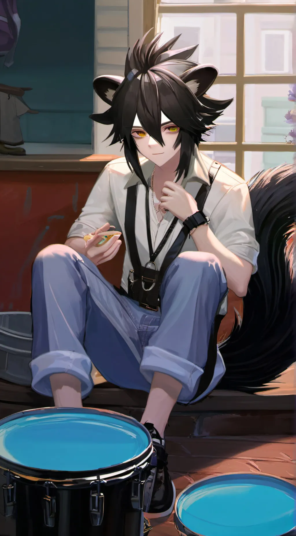 ai character: Ezra background