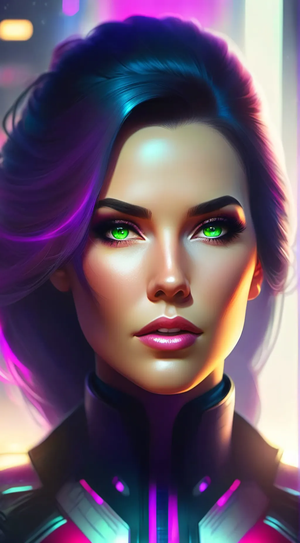 ai character: Aria background