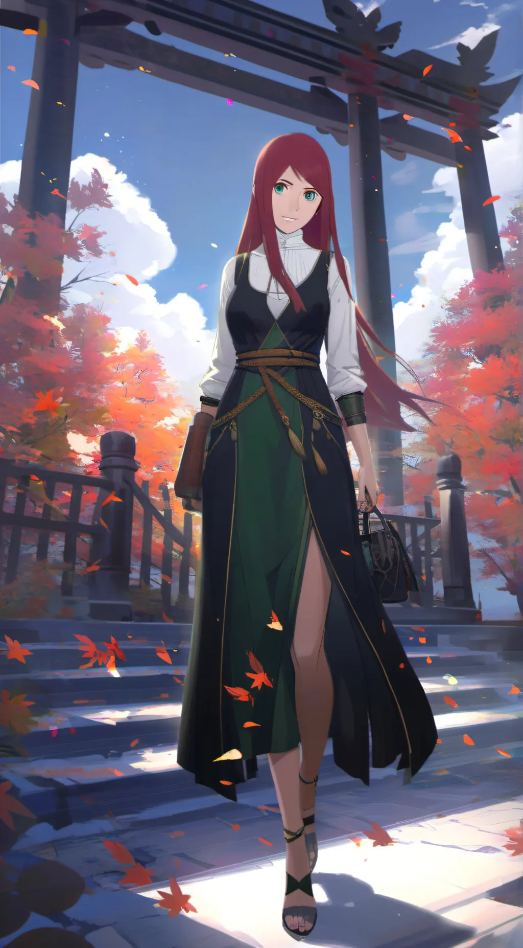 ai character: Kushina Uzumaki background