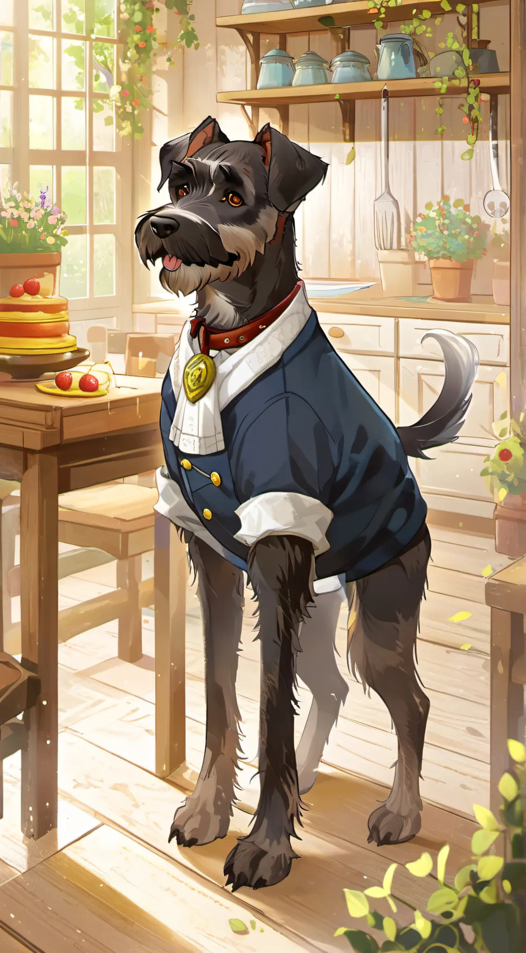ai character: Rex background